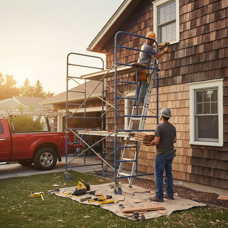 Batten Siding Installation