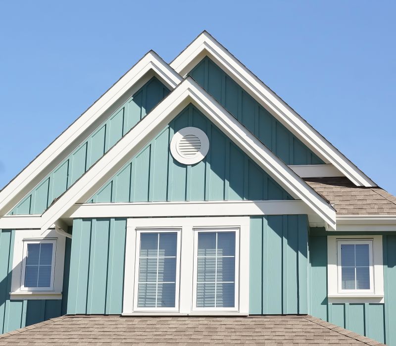 Batten Siding with Decorative Trim
