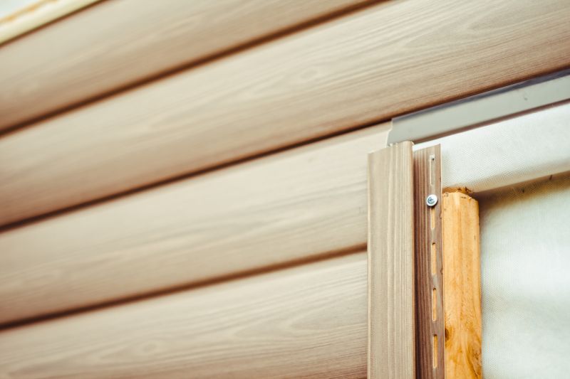 Close-up of Batten Siding Details